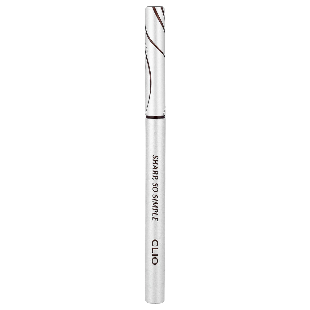 Clio, Sharp, водостойкая подводка для карандашей So Simple, коричневый цвет 02, 0,14 г (0,004 унции)