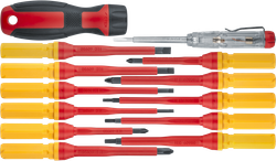 Отвёртка Navigator 99 995 NHT-Otd05-H12 (диэлектрическая, с битами, набор 12 шт)