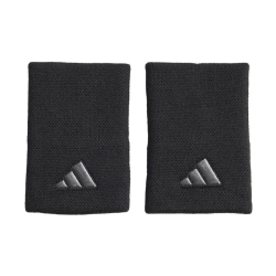 Напульсник теннисный Adidas Long Wristband (OSFM) 2P - black/iron metallic