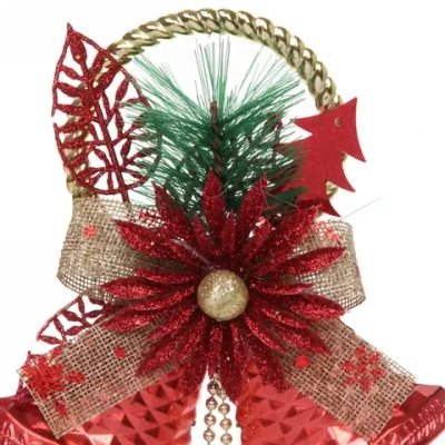 Украшение новогоднее «Зиминий звон» 30*15 см, Красный