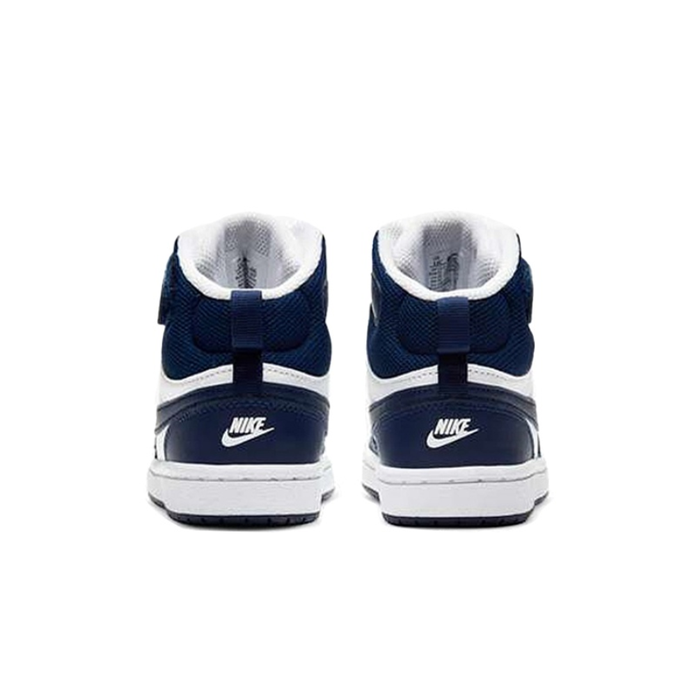 Nike court borough mid blue sales