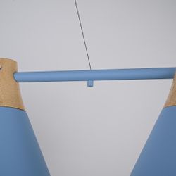 Реечный подвесной светильник NEXT Blue