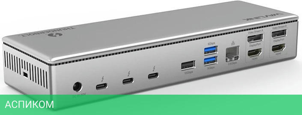 Док-станция Wavlink Thunderbolt 4 Quad Display (WL-UTD41 Pro)