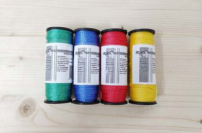 Нить хоз.крученая Цветная L=50м D=1,2мм