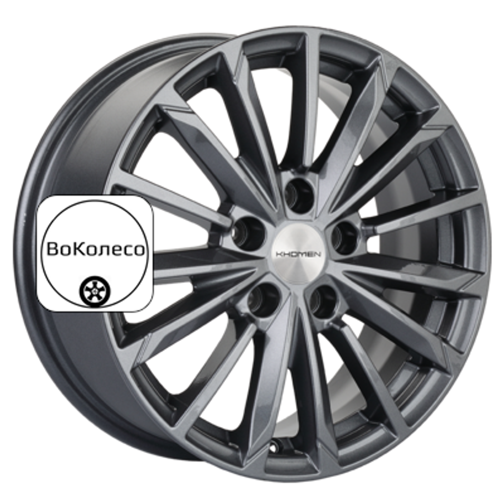 6,5x16/5x114,3 ET50 D66,1 KHW1611 (Renault/Nissan) Gray Khomen Wheels