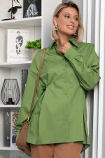 Рубашка Антария (зеленое яблоко) Б14189-5М LT Collection