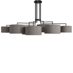 Ceiling design lamp  Noon 7 by Zeitraum (Grey)