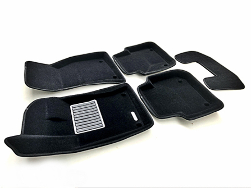 Коврики салона для JAGUAR XF (2015-) Euromat 3D Business черные. Арт. EMC3D-002756