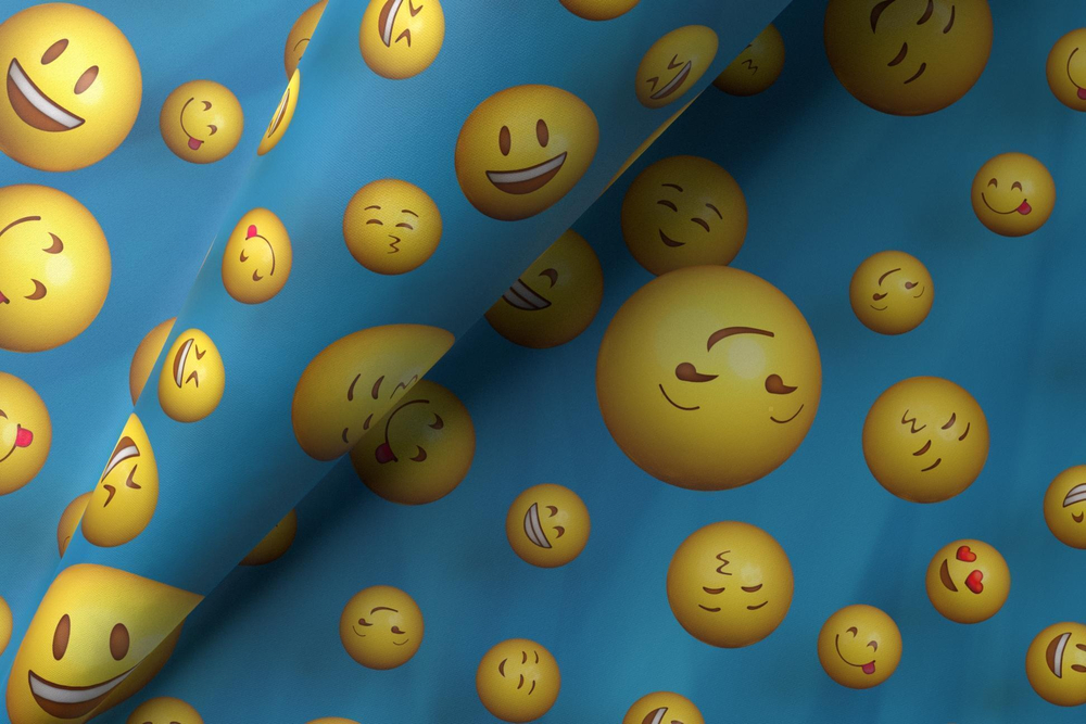 Микровелюр Smailiki 05 / Смайлики 05