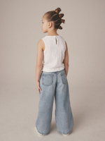 Джинсы широкие для девочки Next 480-615, Голубой