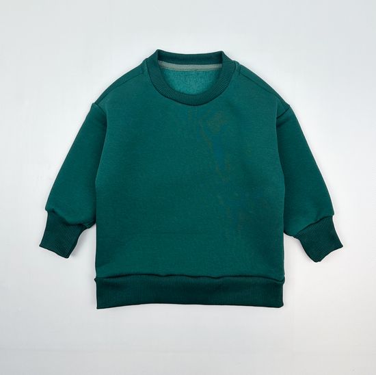 Свитшот из футера с начесом, Ель