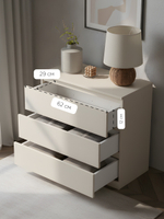 Комод для одежды Марм 70х35х67 см с 3 ящиками без скосов