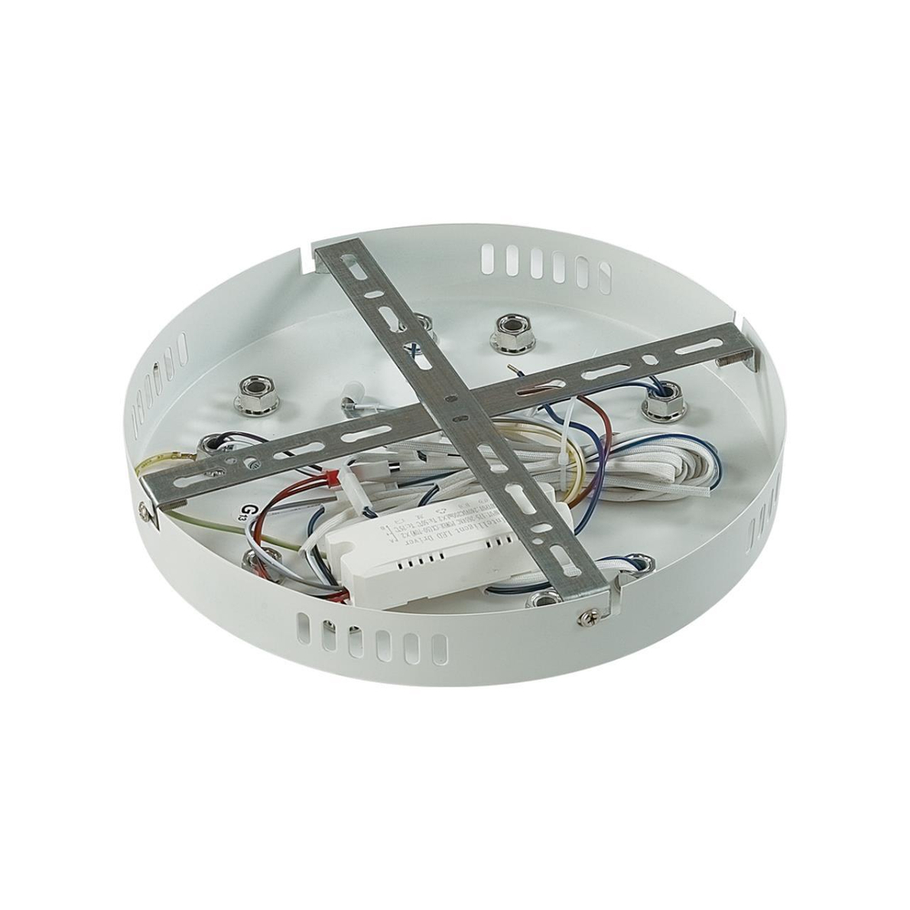 8027/55CL LEDIO LN25 247 белый/белый, металл/акрил Потолочный светильник с ПДУ LED 55W 3000-6000К 220V KALIFA