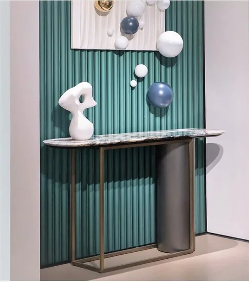 Консоль 4496, 160х85 см, металл, мрамор