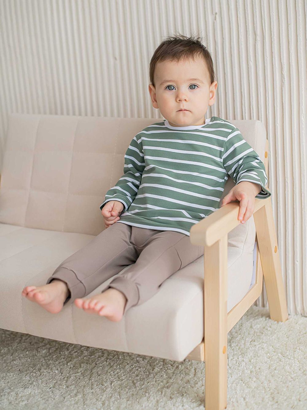 Джоггеры карго облегченные "Кокос" 0+