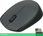 Мышь Logitech M170 серый/черный оптическая (910-004642)