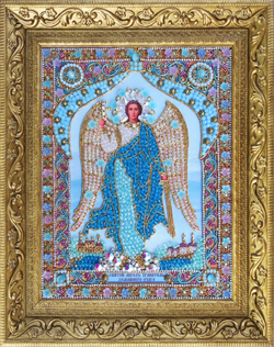 И-24а Набор для вышивания хрустальными камнями Ангел Хранитель домашнего очага (мал.)