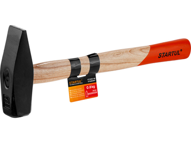 Молоток 0,8кг с дер.рукояткой STARTUL STANDART (ST2402-08)