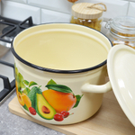 Кастрюля 4л цилиндрическая с рисунком 21534