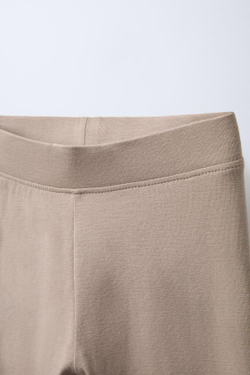 ZARA НАБОР ИЗ ТРЕХ ОДНОТОННЫХ ЛЕГИНСОВ, РАЗНОЦВЕТНЫЙ