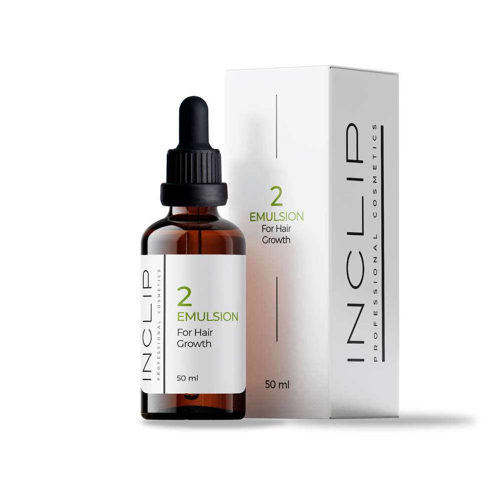 №2 Кислородная эмульсия для роста волос Inclip, 50 мл