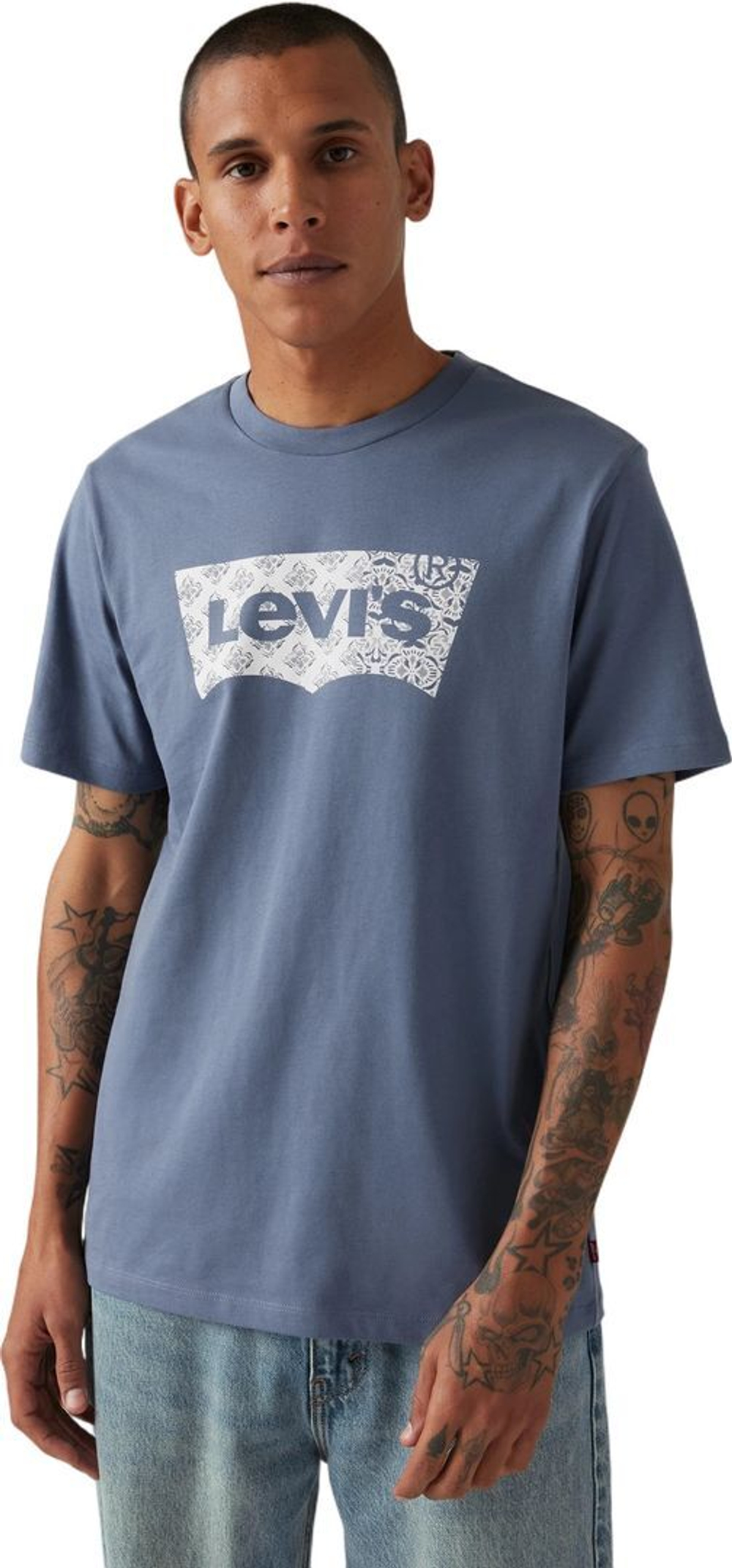 Футболка Levis GRAPHIC CREWNECK TEE синий