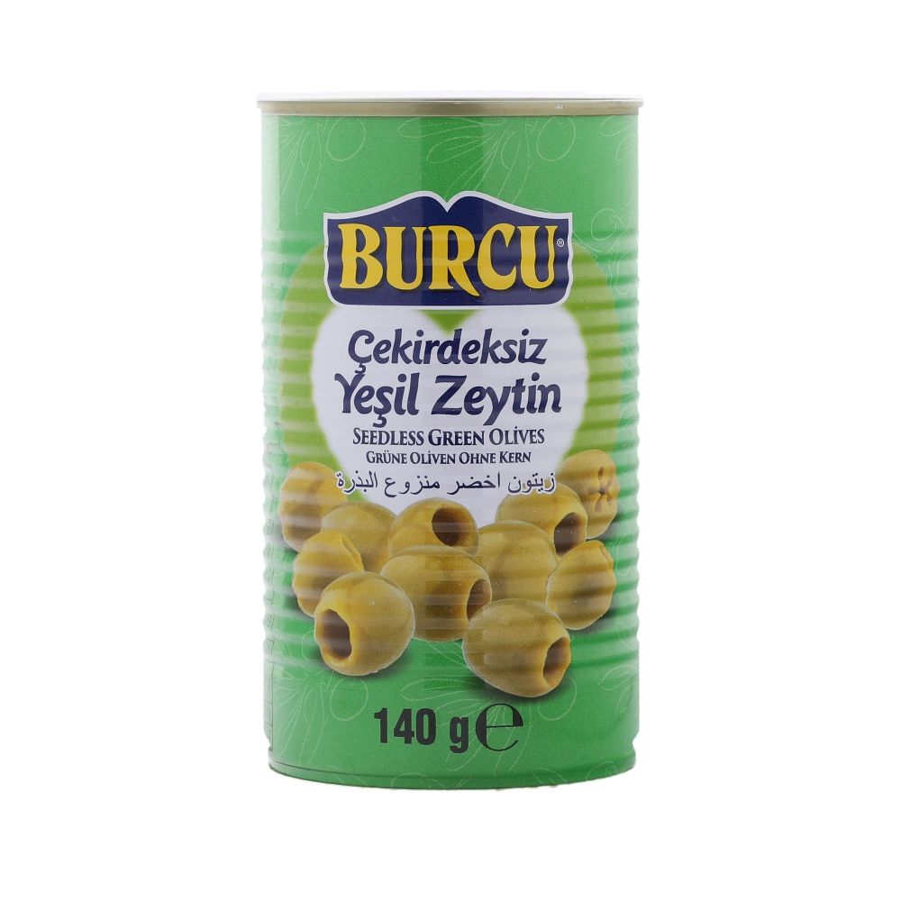 Оливки BURCU зеленые без косточки 140 г