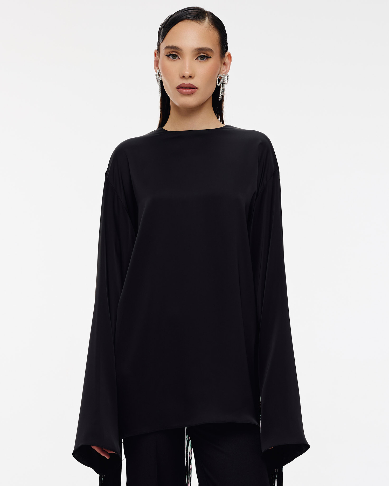 Лонгслив Morphine (Морфин) черный