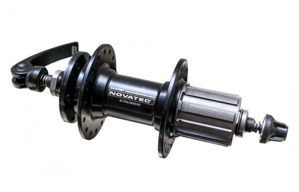Втулка задняя Novatec D472-TSBT 135*10mm QR (+ эксцентрик, промы) 530гр. 32H Black