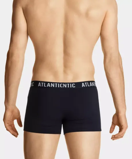 Трусы мужские боксеры (3шт), Atlantic 3MH-167, темно-синие