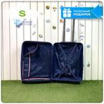 Маленький чемодан Mironpan Model H, Темно-синий, S с расширителем