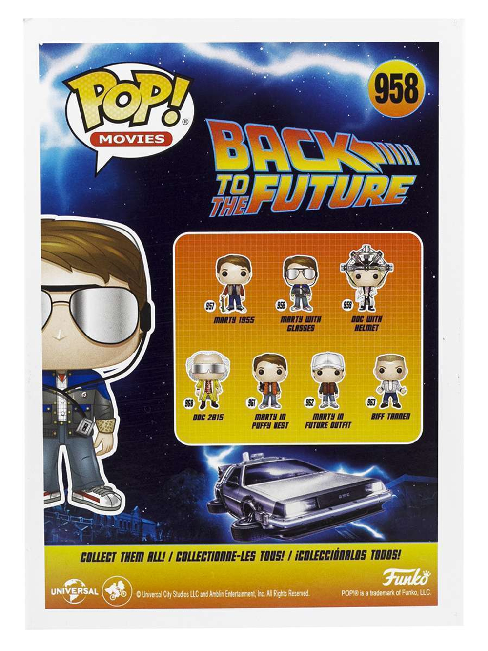 Фигурка Funko POP! Movies BTTF Marty w/glasses (958) 46912