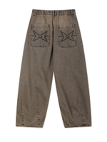 Женские Джинсы Washed Brown Elasticated Balloon