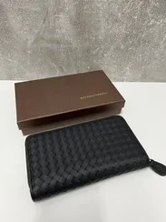 Кожаный кошелек Bottega Veneta 19 черный