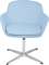 Крутящееся кресло A646-5 (Elegance S), голубой кашемир, ножка хром