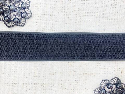 Велкро/липучка гибридная 2 в 1, ш. 5 см, чёрный