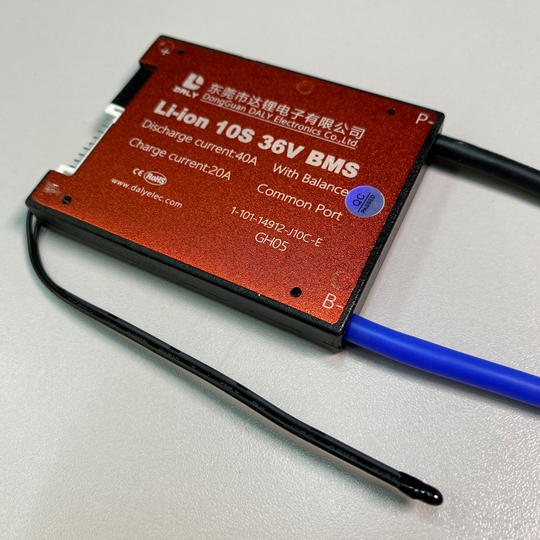 Плата Li ion BMS daly 10s36v 40A с термодатчиком