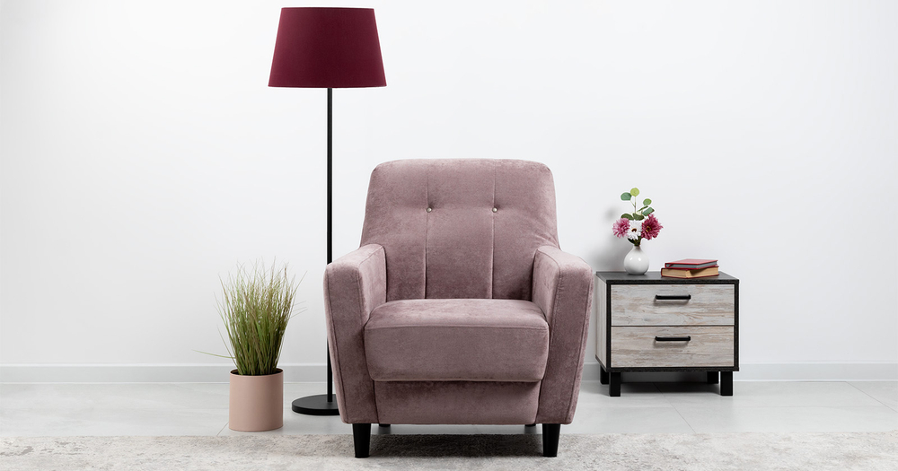 Арно кресло для отдыха (пепел розы)