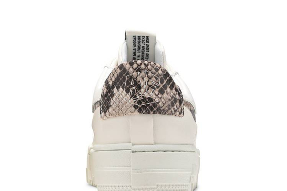 Кроссовки Nike Air Force 1 Pixel Se "Sail Snake" (Женская размерная сетка)