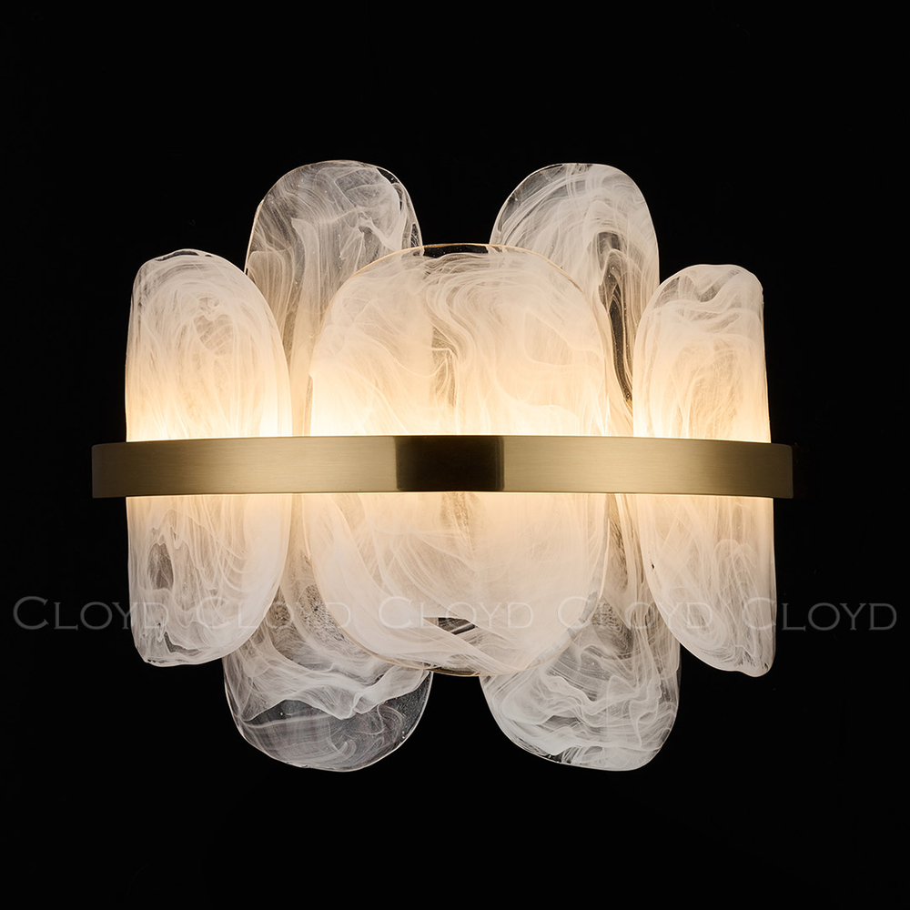 Бра Cloyd COLD W1 / выс. 28 см - латунь (арт.20419)