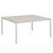 Стол-тандем 1600х1432х750 для 2 рабочих мест на металлокаркасе Lite VL-42-02