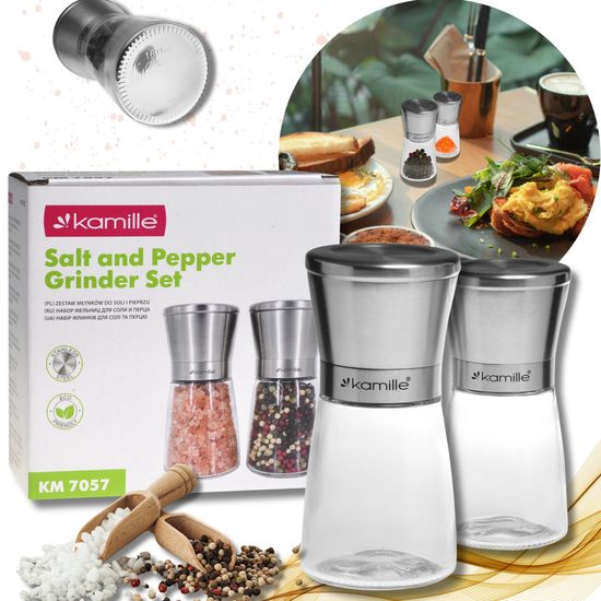 Набор перцемолок 2 шт. Kamille KM 7057