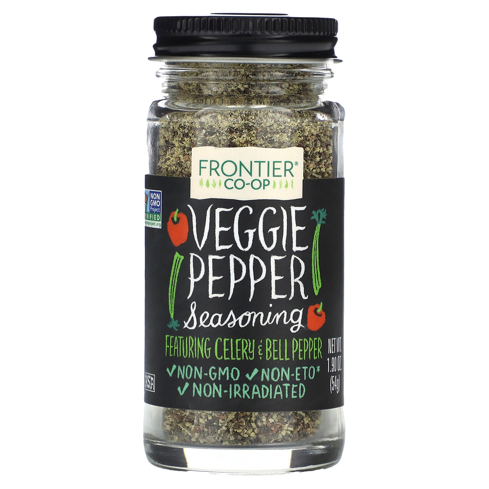 Frontier Co-op, Veggie Pepper Seasoning, 1.9 oz (54 g)