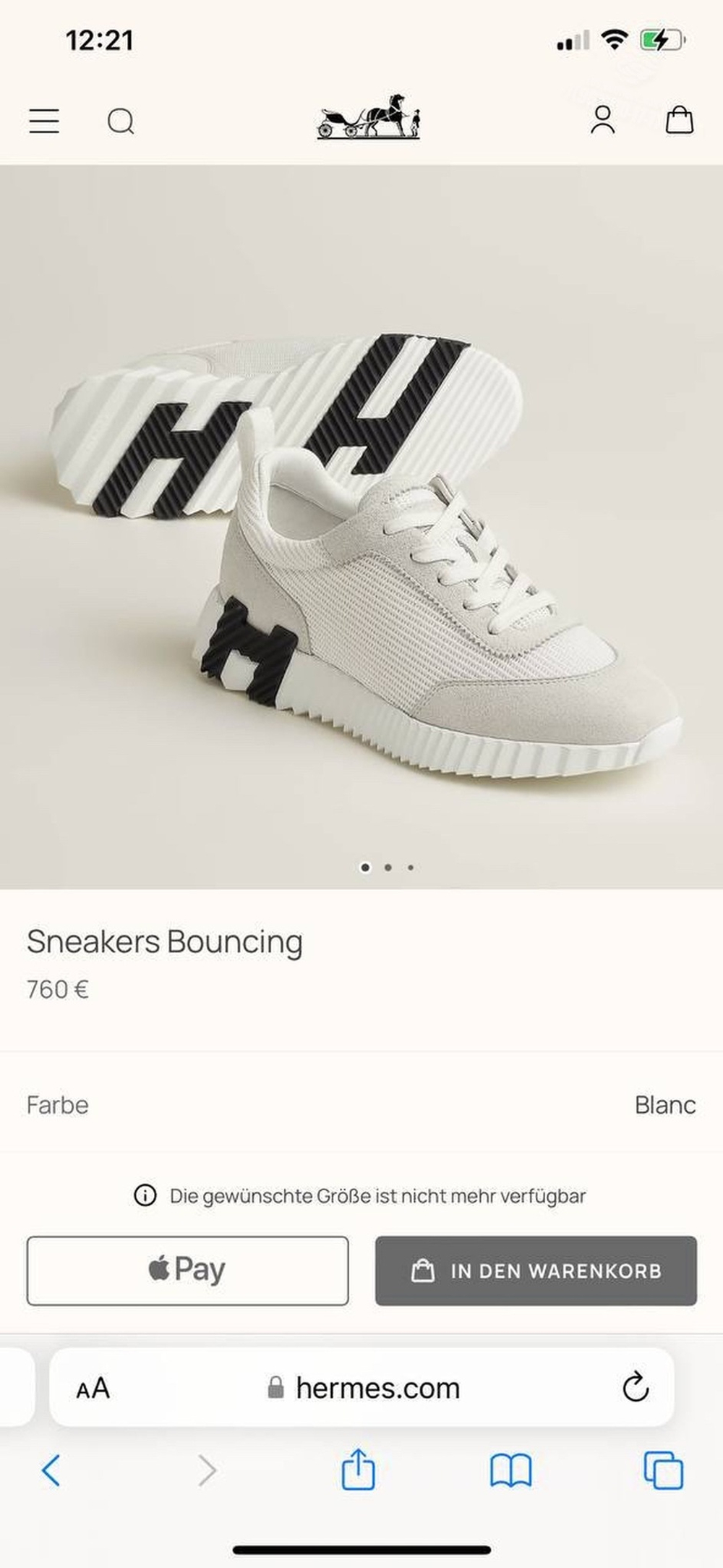 Кроссовки Hermes