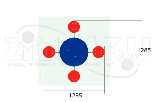 Детский столик «Крестик»
