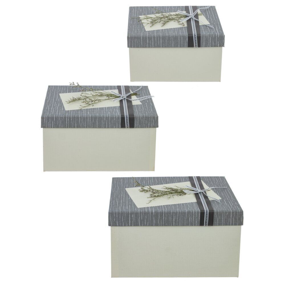 GAEM Набор из 3-х коробок подарочных, L19 W26 H15 см, 2в.