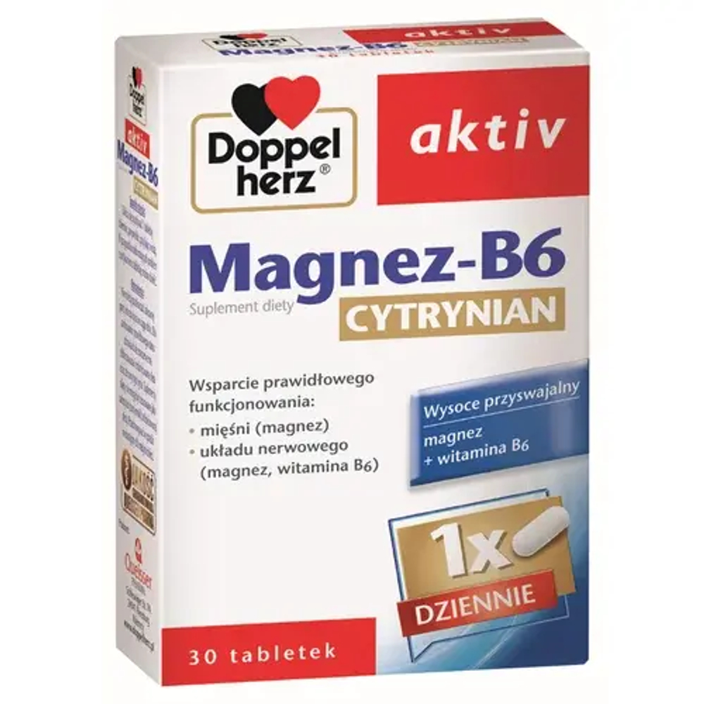Doppelherz Aktiv Магний-B6 Цитрат - 30 таблеток