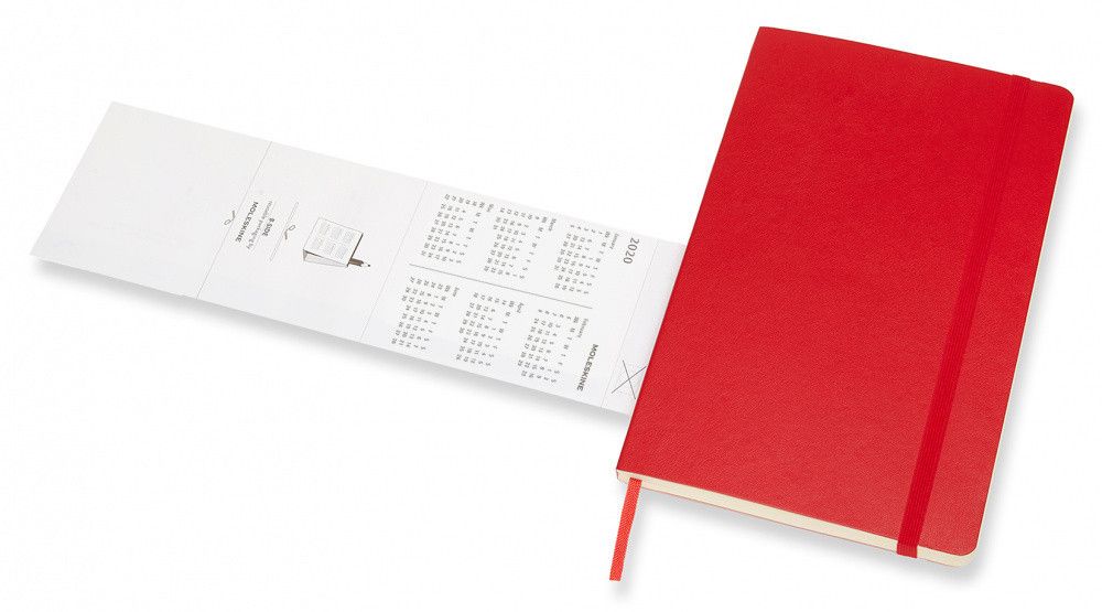 Еженедельник Moleskine Classic Soft Weekly красный (DSF212WN3)