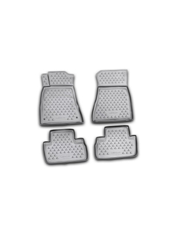 Коврики в салон для LEXUS IS250 2005-, 4 шт. (полиуретан, серые) NLC.29.05.211