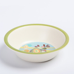 4611367 Набор детской бамбуковой посуды «Слоник», тарелка, миска, стакан, приборы, 5 предметов